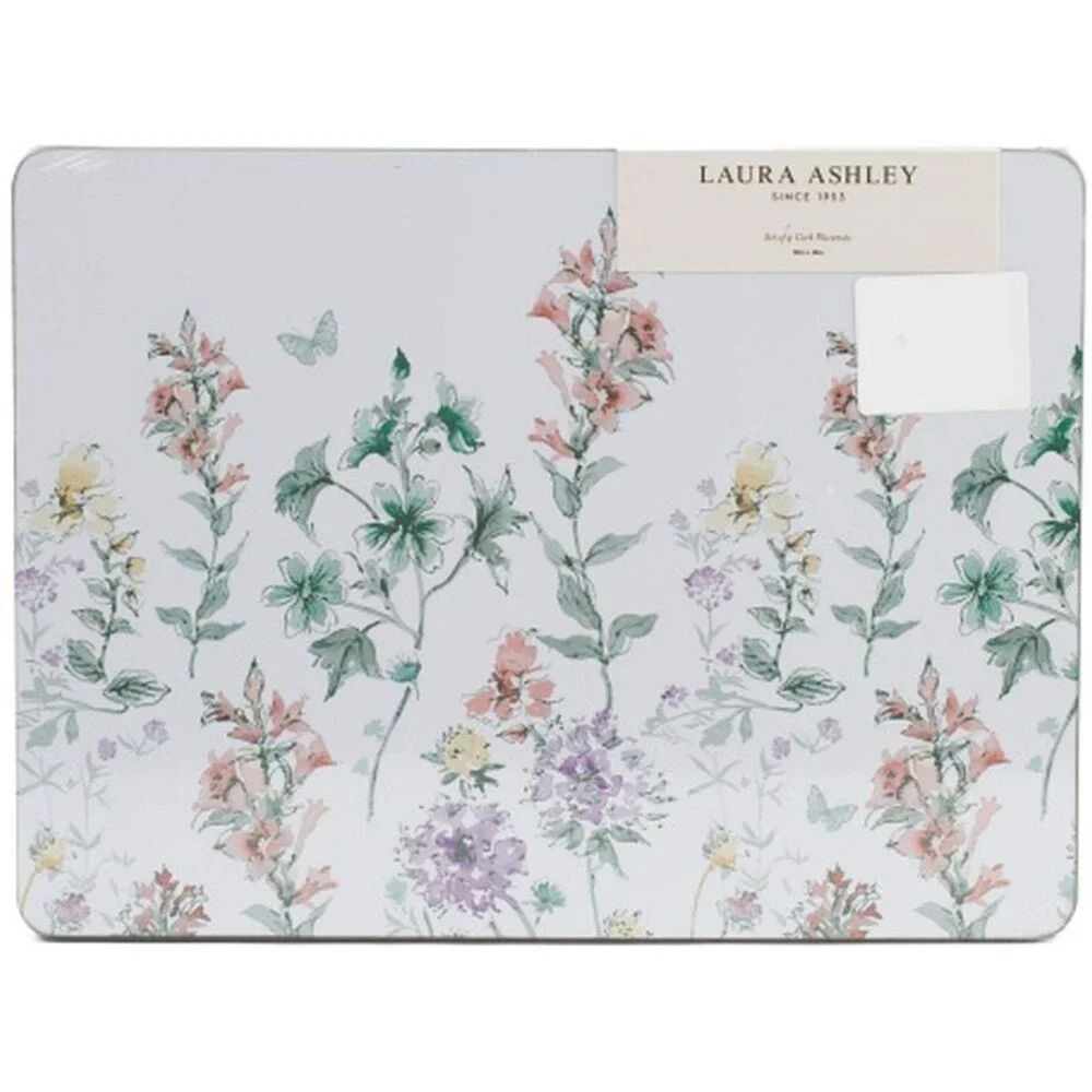 Set of 4 Hard Placemats w/Cork Back(12